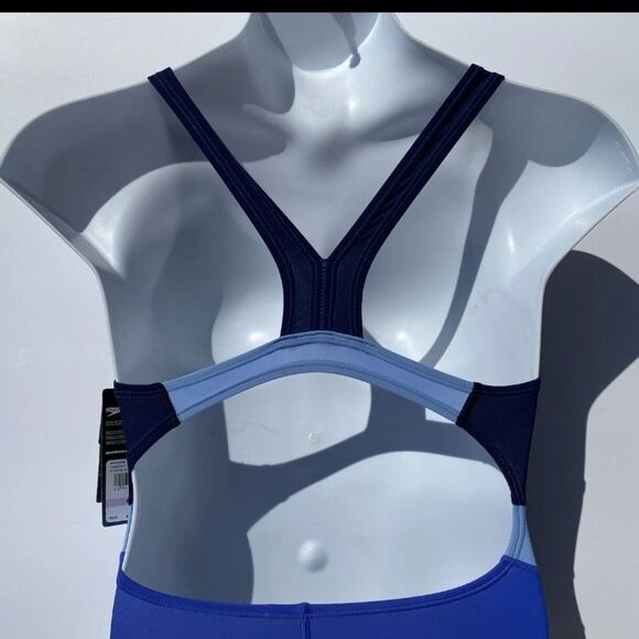 1244 NWT Speedo Women's Quantum Fusion One Piece Swimsuit - Picture 2 of 6